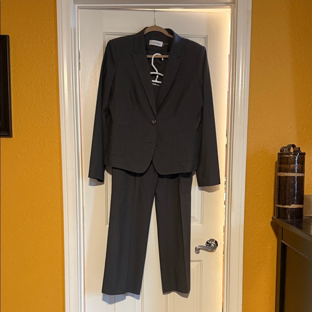 Classic Gray Calvin Klein Suit